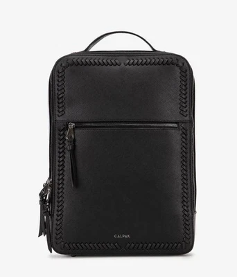 CALPAK Kaya 15 inch Laptop Backpack in Gunmetal Black - Image 1 of 4