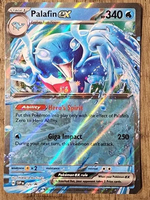 Palafin ex 126 Sv: Scarlet & Violet Promo Cards Holo - Image 1 of 2