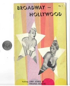 BROADWAY-HOLLYWOOD #1, Figure Model Digest w/ Libby Jones, Virginia Rogers 1960 - Imagen 1 de 3