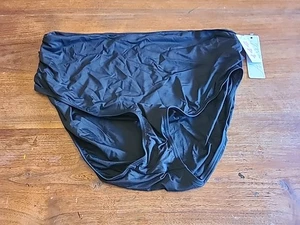 Anne Cole High Waist Badehose Damen 24 W Separates Plus Badeanzug Schwarz 3 Wege - Bild 1 von 6