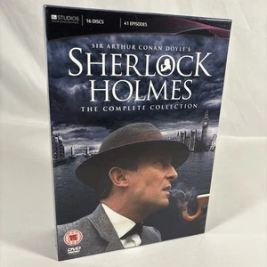 Sherlock Holmes The Complete Collection - DVD - 16 Discs - Region 2 - Like New - Imagen 1 de 14