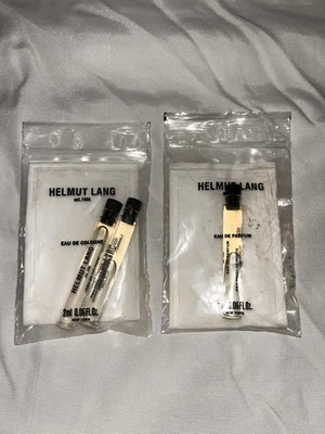 Lote paquete de 3 perfumes HELMUT LANG eua de cologne 2 ml 0,06 fl oz cada uno Foto 1 de 4