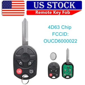 for 2007 2008 2009 2010 2011 Mercury Milan Mariner 4B Remote Key Fob 4D63  Chip - Picture 1 of 7