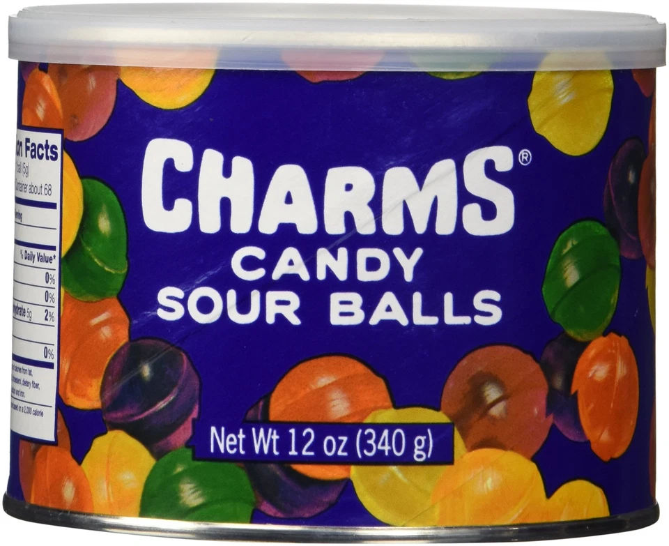 Caramelo duro Charms Sour Balls: estuche de 12 piezas Foto 1 de 1