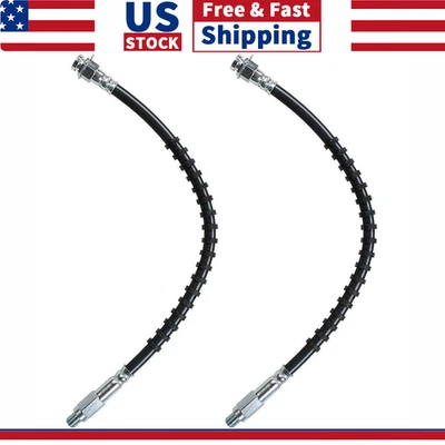 Manguera hidráulica de freno delantero 2X para Ford Mustang II 1974 1975 1976 1977 1978 Foto 1 de 4