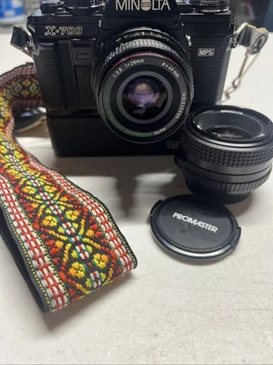 Cámara fotográfica Minolta X-700 35 mm con lente Minolta MD 50 mm paquete 1:1,7 Foto 1 de 4