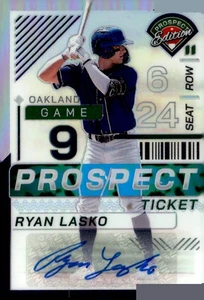 2024 Panini Prospect Edition Holo Ticket Purple #1 Ryan Lasko Auto /125 - Bild 1 von 2