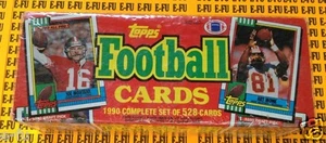 Topps Football Factory 1990 set completo sigillato mai aperto 1-528 JUNIOR SEAU RC - Foto 1 di 1