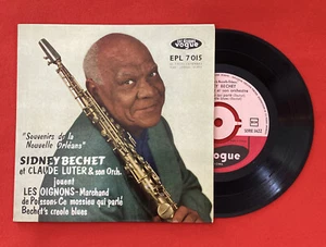 SIDNEY BECHET LUTER OIGNONS SOUVENIRS NOUVELLES ORLÉANS 7015 VG+ VINYLE 45T EP - Imagen 1 de 4