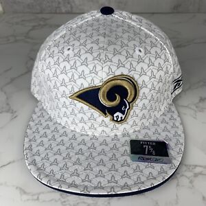 VTG NOS St. Louis Rams Los Angeles LA NFL All Over Print Hat Cap 7 5/8