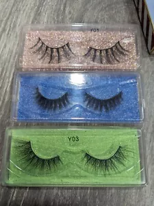 3 Pack Natural False Lashes - Picture 1 of 4