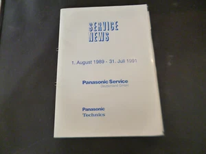 Original Service Manual Schaltplan Panasonic Service News 1988-1989 1989-1991 - Bild 1 von 2