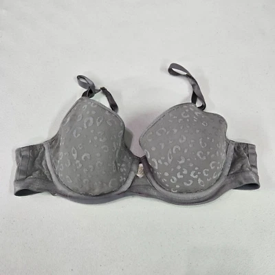 Sujetador para mujer Soma 34C gris guepardo encaje con aros sin forro Foto 1 de 4