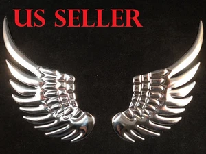 3D Angel Wing Car Sticker Automobile Emblem Label / LapTop / iPad Stick # 47 - Foto 1 di 3