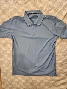 Adidas Men's Polo Golf Shirt - Light Blue, Size XL - Picture 1 of 6