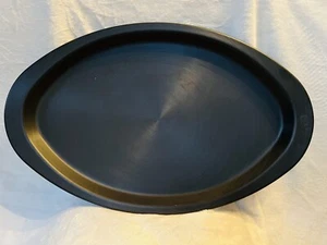 NEU Vintage Calphalon Harteloxiertes Aluminium Oval Servierplatte Tablett, 24”X 15” - Bild 1 von 8