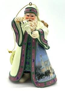 Ashton Drake Erbstück Weihnachtsmann Ornament alte Welt Thomas Kinkade warmer Urlaub 2003 - Bild 1 von 17