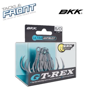 BKK GT-Rex Treble 6071BL 7X HG - Fishing Treble Hooks - Ultra Anti Rust - Picture 1 of 6