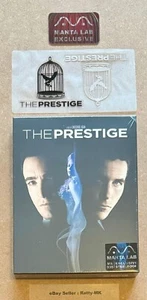 THE PRESTIGE - MANTA LAB 4K UHD + BLU RAY FULL SLIP STEELBOOK - NEW & SEALED - Picture 1 of 12