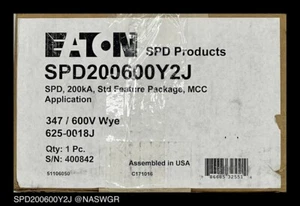 SPD200600Y2J ~ Dispositivo de protección contra sobretensiones Eaton SPD200600Y2J ~ Excedente sin usar - Imagen 1 de 7