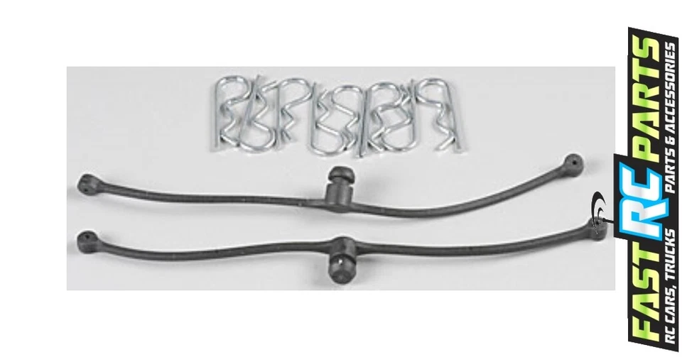 DU-BRO Body Klip Retainers Black (2) DUB2245 - Image 1 of 1