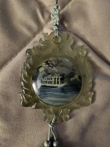 Chinese Art Style Dual Side Hand-Painted Necklace - Picture 1 of 3