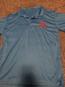 Camisa Polo Springfield Cardinals Para Hombre Mediana M Azul Ligas Menores de Béisbol - Imagen 1 de 3