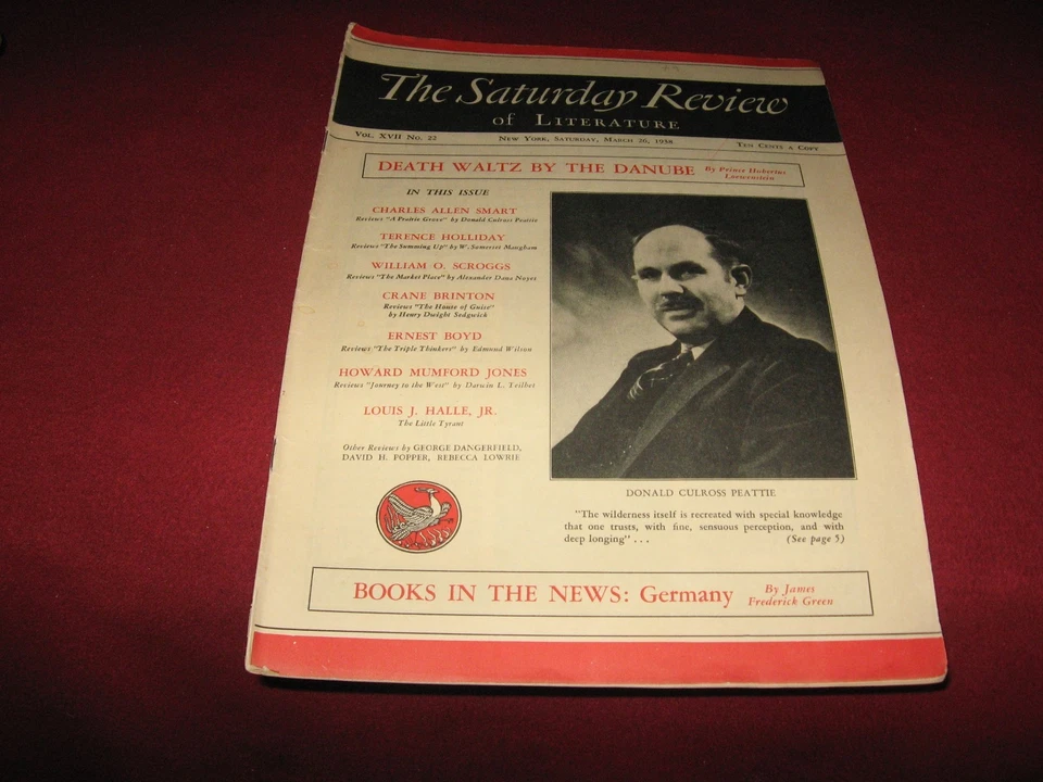 1938 Saturday Review 26 March, Maugham, Austria & Nazis, Civil War Daughters   - Image 1 of 1