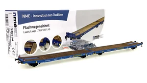 NME 530694 Laads TWA 1060 Transwaggon, livrea marrone,luci di coda DB - Imagen 1 de 4