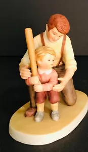 * Enesco 1985 Treasured Memories "Future All Star" 600881 2nd In Father & Son - Picture 1 of 3