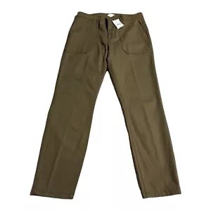 J Crew High Rise Skinny Pants Trouser Women's Size 27 Olive Khaki NWT - Picture 1 of 10