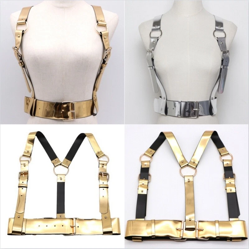 Damen Körper Gurt Bund Taille Gürtel Korsett Kunstleder Verstellbarer Gurt - Bild 1 von 4