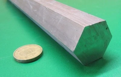 Varilla hexagonal de aluminio 2024 1,25" (1 1/4) hexagonal x 6 pies de longitud Foto 1 de 4