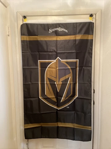 NIP Vegas Golden Knights & Station Casinos VGK Logo Vertical Flag Banner 36"x60" Cover