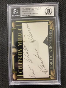 2017 Historische Autogramme Barbara Darrow Vintage signed handsigniert AUTO - Bild 1 von 2