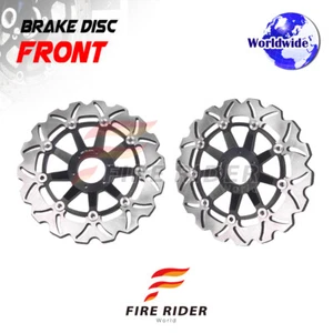 FRW 2x Front Brake Disc Rotor For Honda CB 600 F HORNET S 00-04 00 01 02 03 04 - Picture 1 of 2