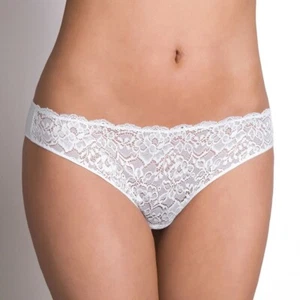 4 slip da donna brasiliana pizzo COTONELLA GD17 cotone elasticizzato mutanda - Foto 1 di 3
