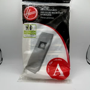 Bolsas de vacío Hoover 4010100A tipo A - 3 bolsas - Filtración de alérgenos - NUEVAS sin abrir - Imagen 1 de 3