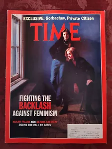 TIME Magazine March 9 1992 Feminism Susan Faludi Gloria Steinem - Foto 1 di 1