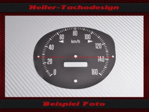 Tacho Aufkleber für Dodge D100 1977 100 Mph zu 160 Kmh - Picture 1 of 3
