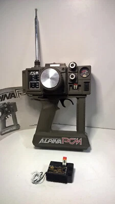 JR ALPINA PCM Controller Transmitter RC RADIO SET SERVO RECEIVER Vintage attack - Image 1 of 4
