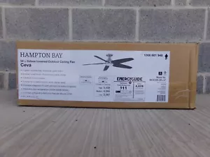 Hampton Bay Ceva 54 IN Indoor/Covered Outdoor Ceiling Fan AK363HB - Picture 1 of 5