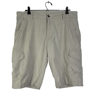 Pantalones Cortos de Carga Method Para Hombre Gris Talla 34 Frente Plano Informales Exterior Foto 1 de 4