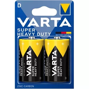 10 x Varta SuperLife Mono D MN1300 R20 LR20 1,5V Zink-Kohle Batterien Typ 2020 - Bild 1 von 1