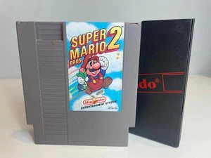 Super Mario Bros 2 Nintendo NES Game w Dust Cover - Picture 1 of 5