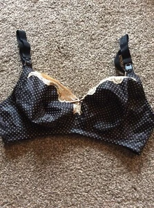 Freya Dotty Black Soft Cup Nursing / Maternity Bra - Various Sizes - RRP £30 - Picture 1 of 8