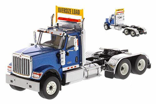 Hx520 Tandem Tractor Blue Camion Truck 1:50 Model DIECAST MASTERS - Immagine 1 di 1