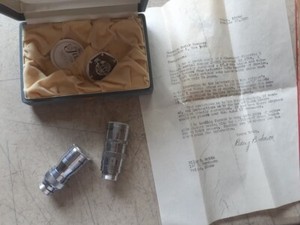 Vintage 1950's Lafayette Movie Camera Lenses f/1.9 wide & telephoto Original Box