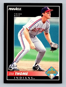 JIM THOME ROOKIE PROSPECT 1992 PINNACLE INDIANS - Picture 1 of 2