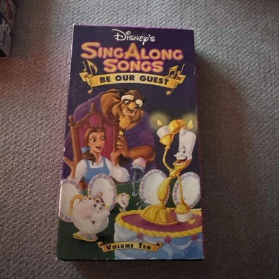Disneys Sing Along Songs - Beauty and the Beast: Be Our Guest (VHS, 1992) Foto 1 de 3